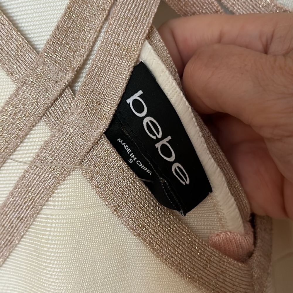 Bebe Crossover Bandage Dress - Picture 6 of 12